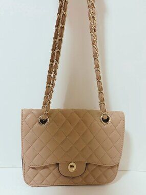 SALE - 2 in 1 Quilted Mini Flap Shoulder | Crossbody Bag – Sleek Faux Leather
